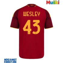 AS Roma Wesley Franca #43 Domaci Dres 2026-27 Kratak Rukav